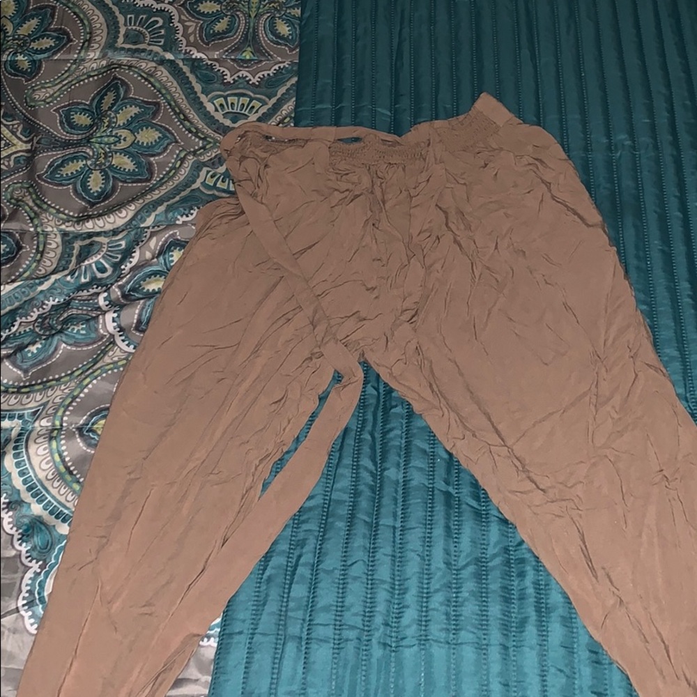 Belted trousers